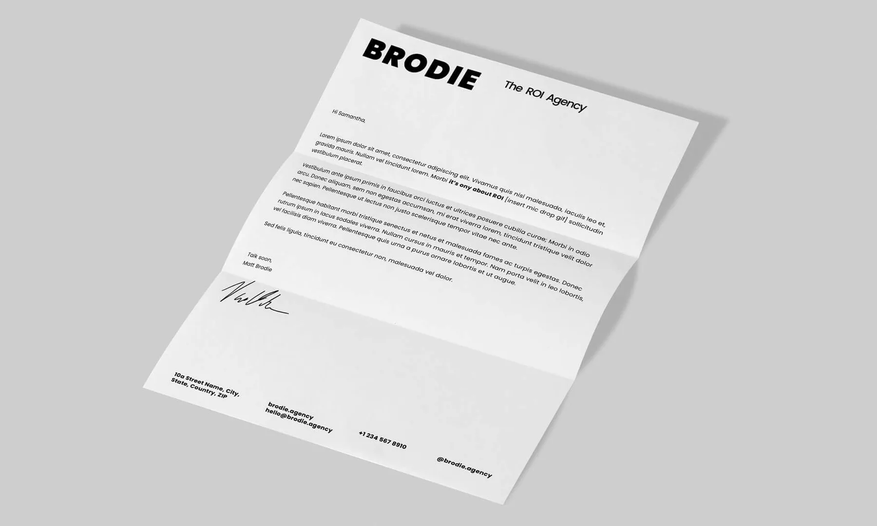 Brodie – The ROI Agency project image