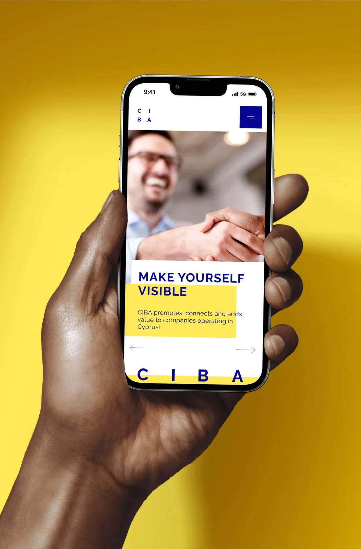 CIBA Website Design (Cyprus) project image