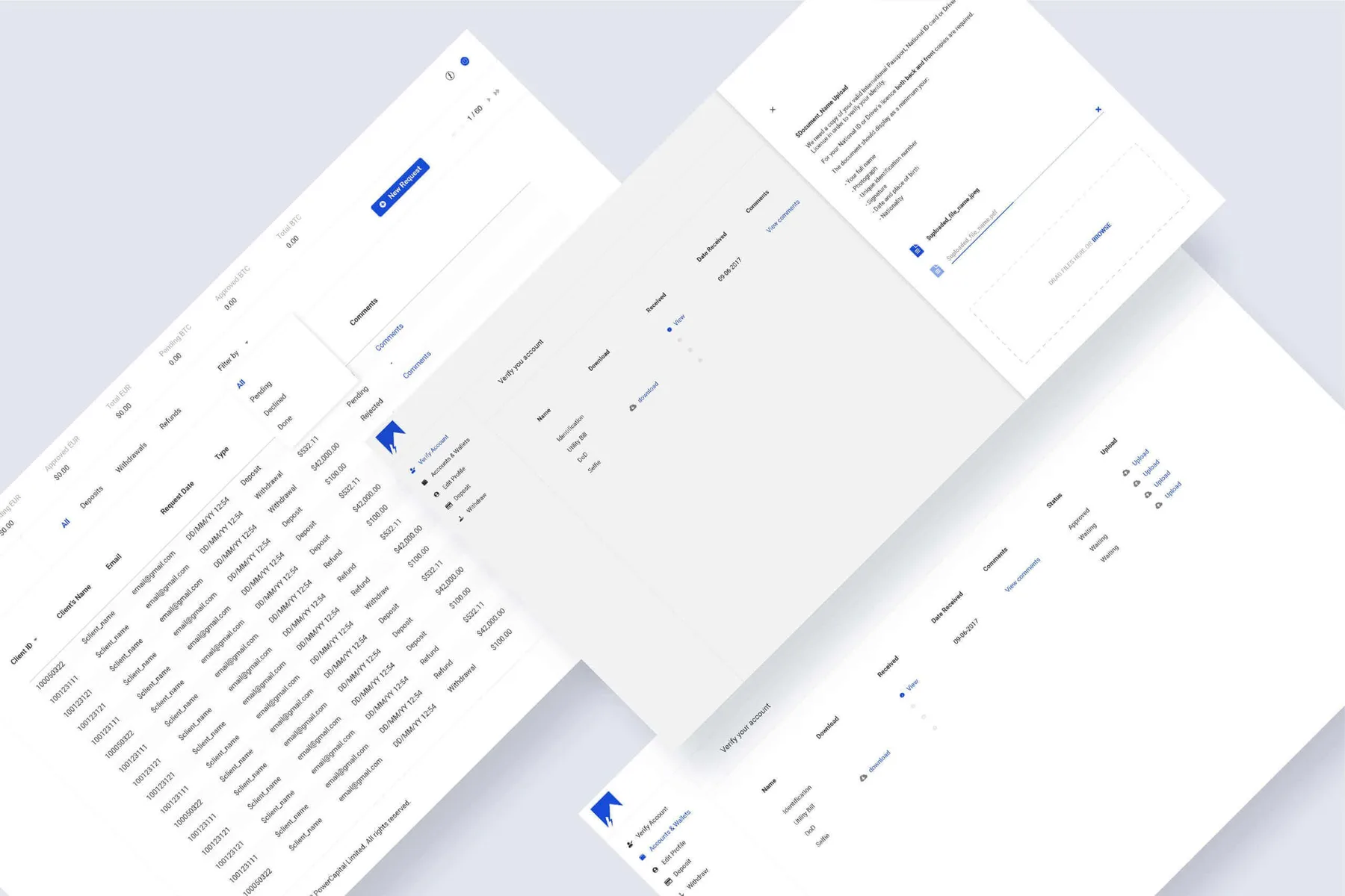 Cryptocurrency Exchange UI/UX project image