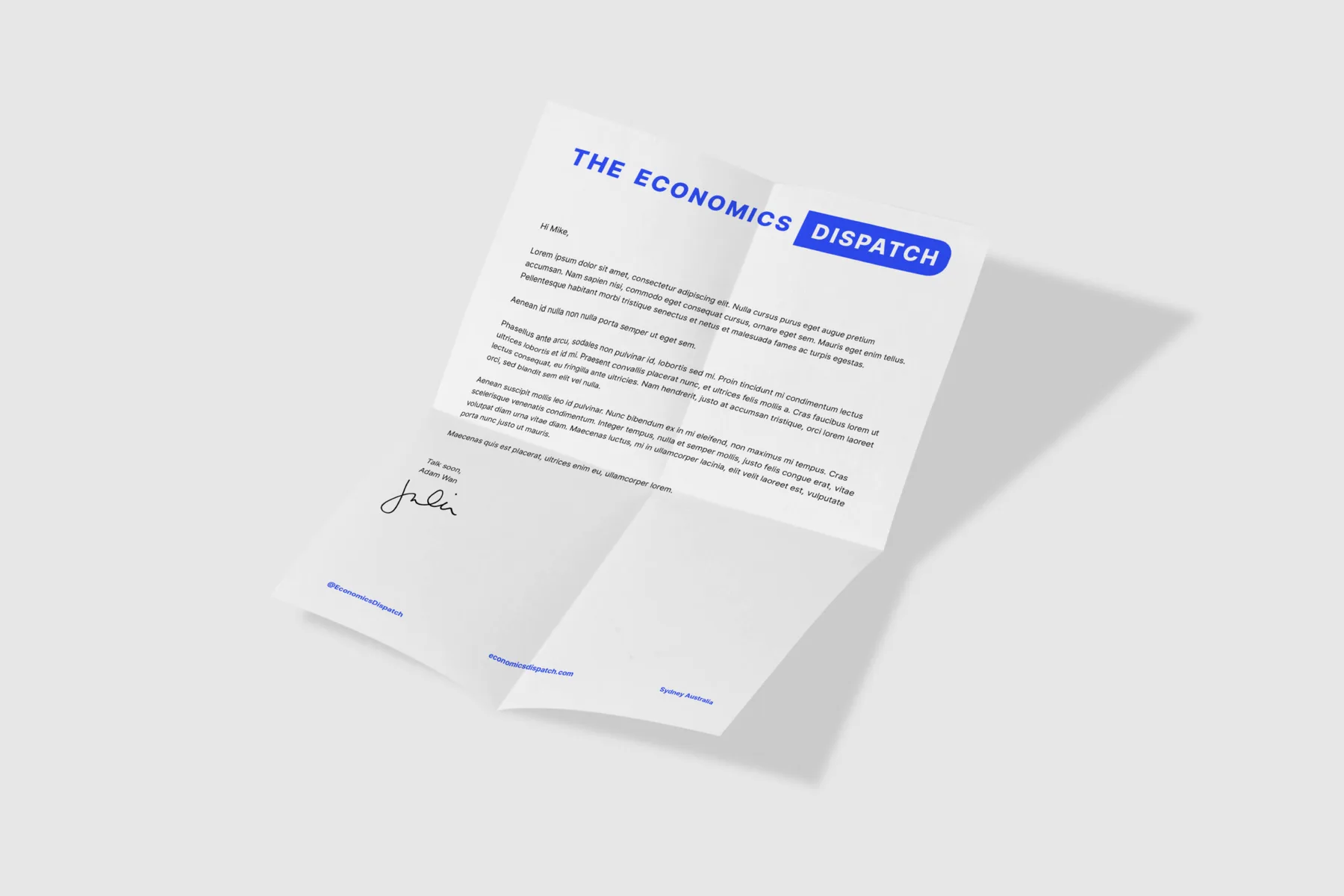 Economics Dispatch project image