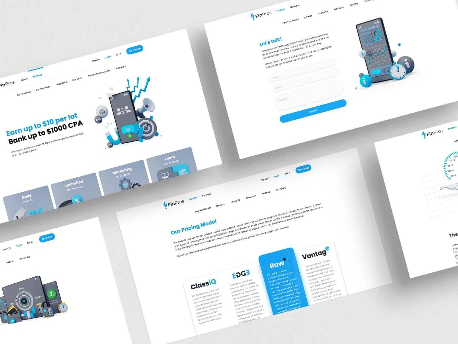 Finpros Forex Broker Website project image