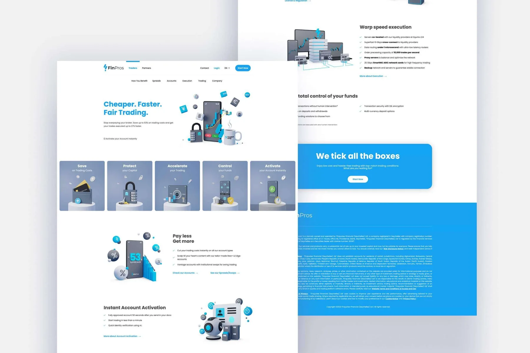 Finpros Forex Broker Website project image