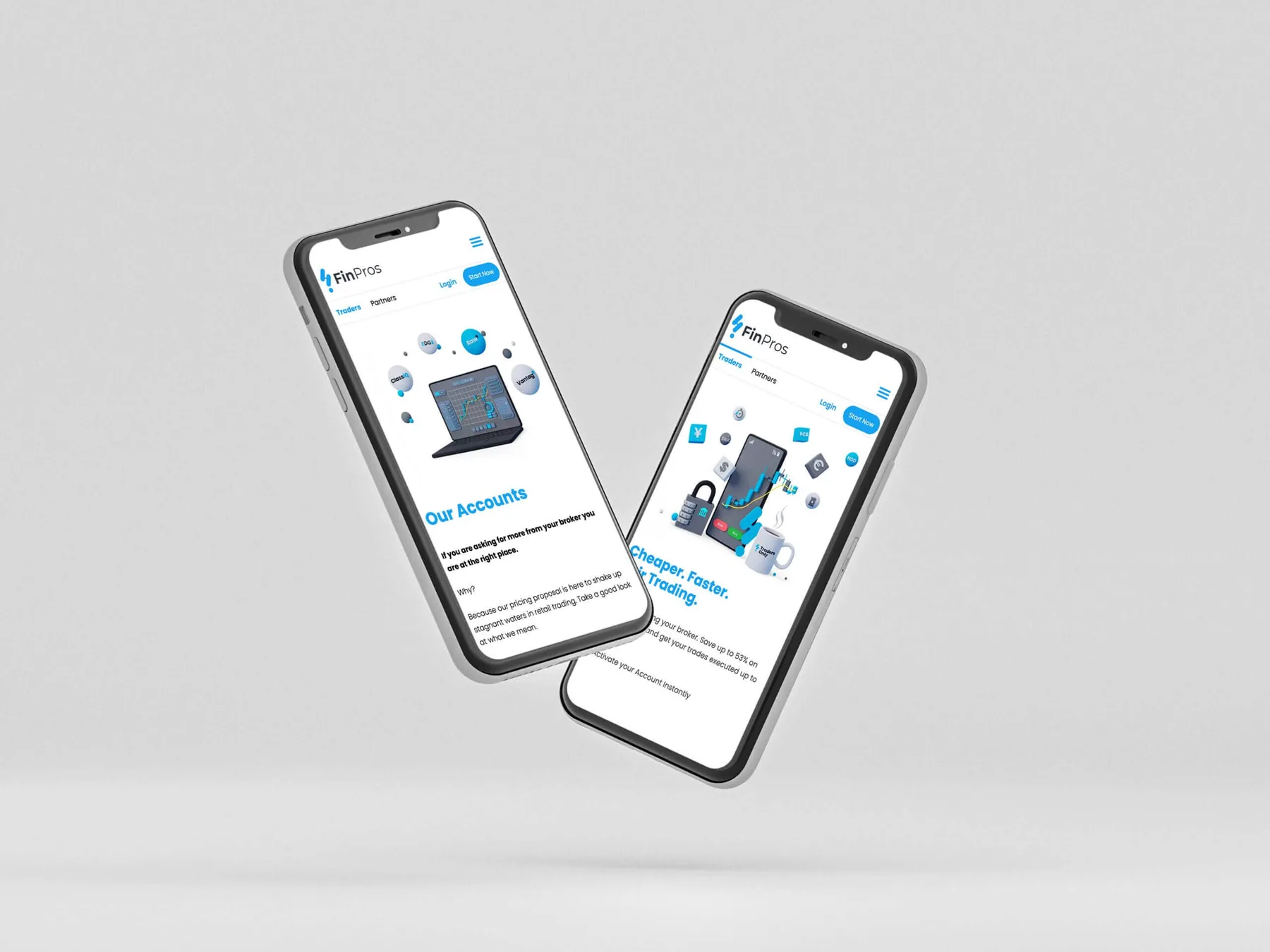 Finpros Forex Broker Website project image