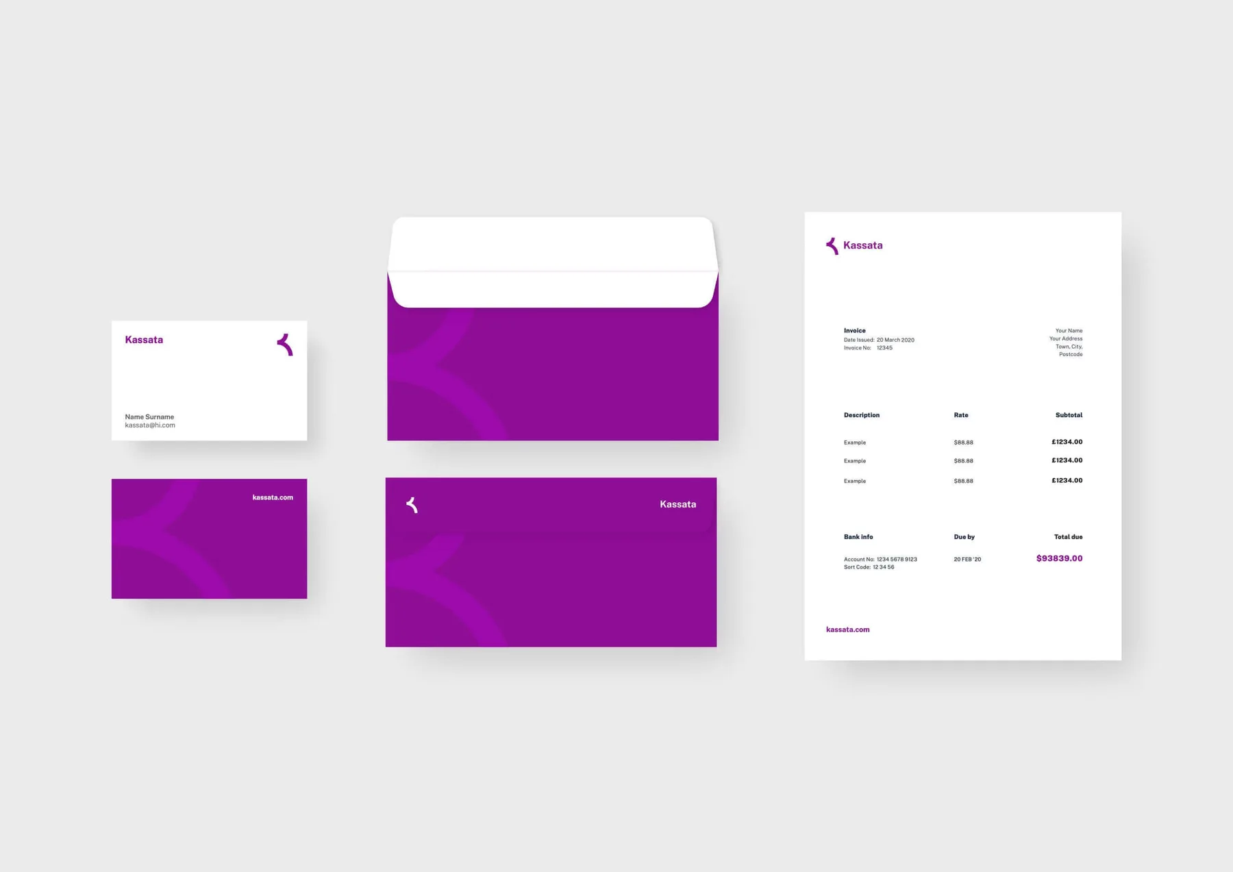 Kassata Fintech Brand & Corporate Identity Design project image