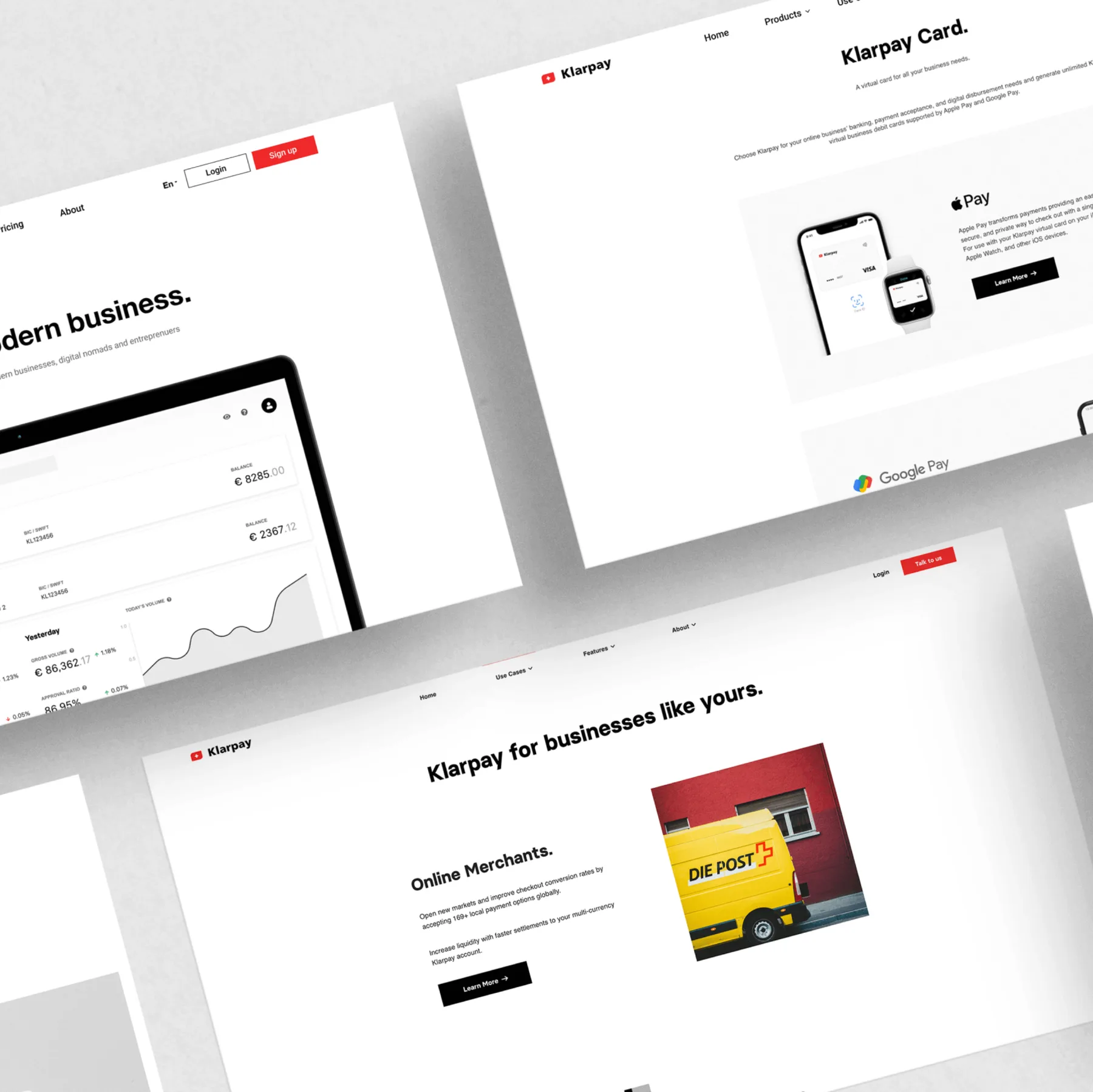 Klarpay Website Design project image