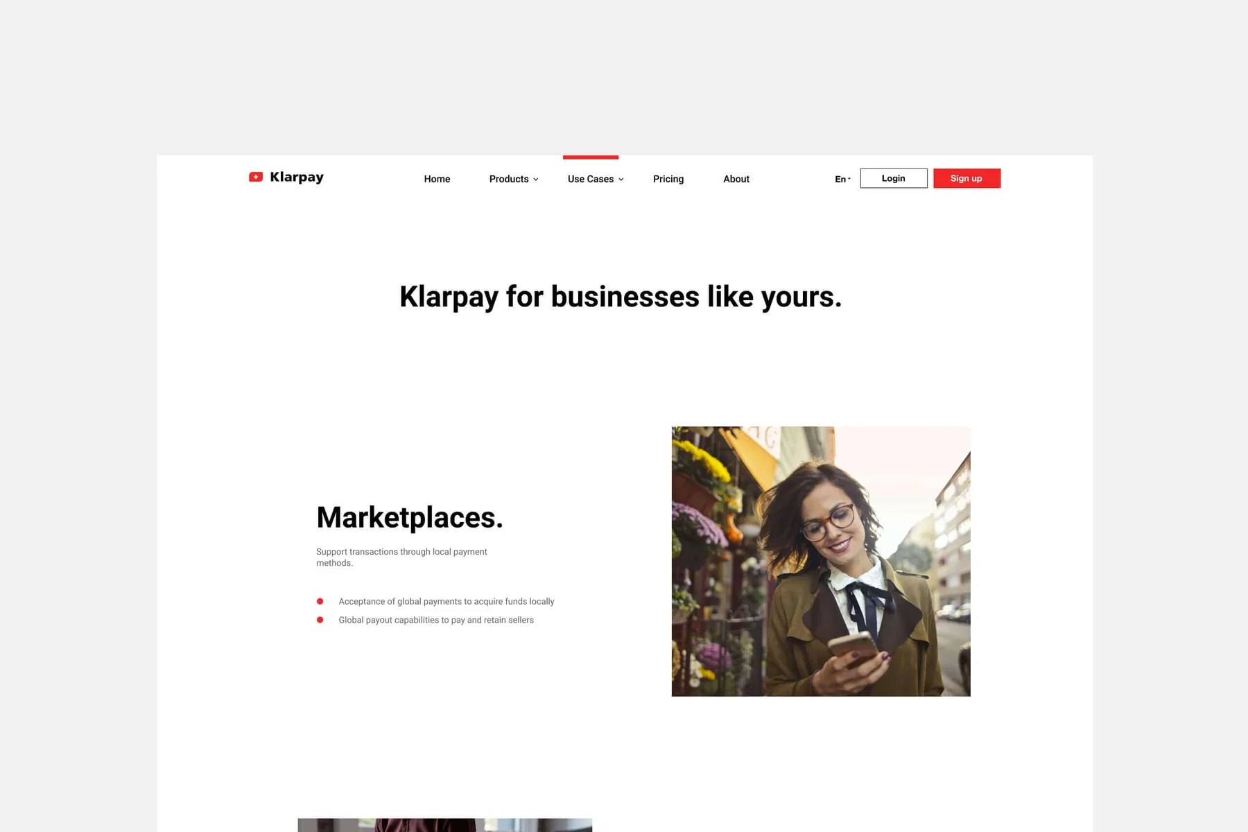 Klarpay Website Design project image