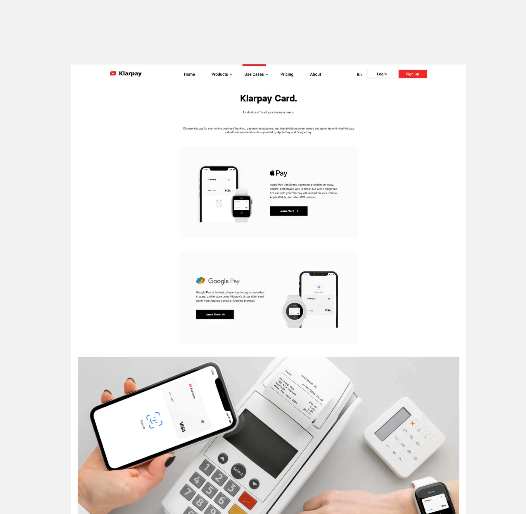Klarpay Website Design project image