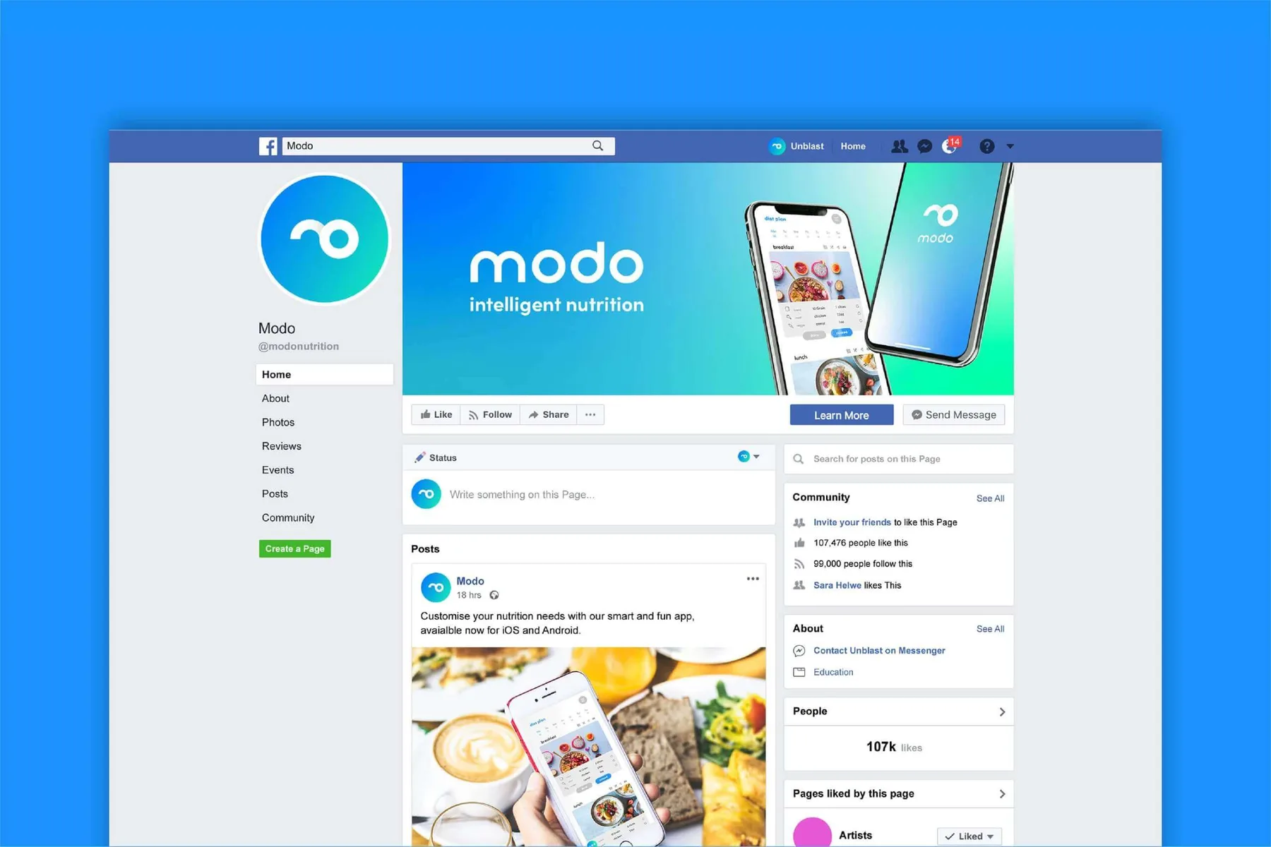 Modo Branding project image