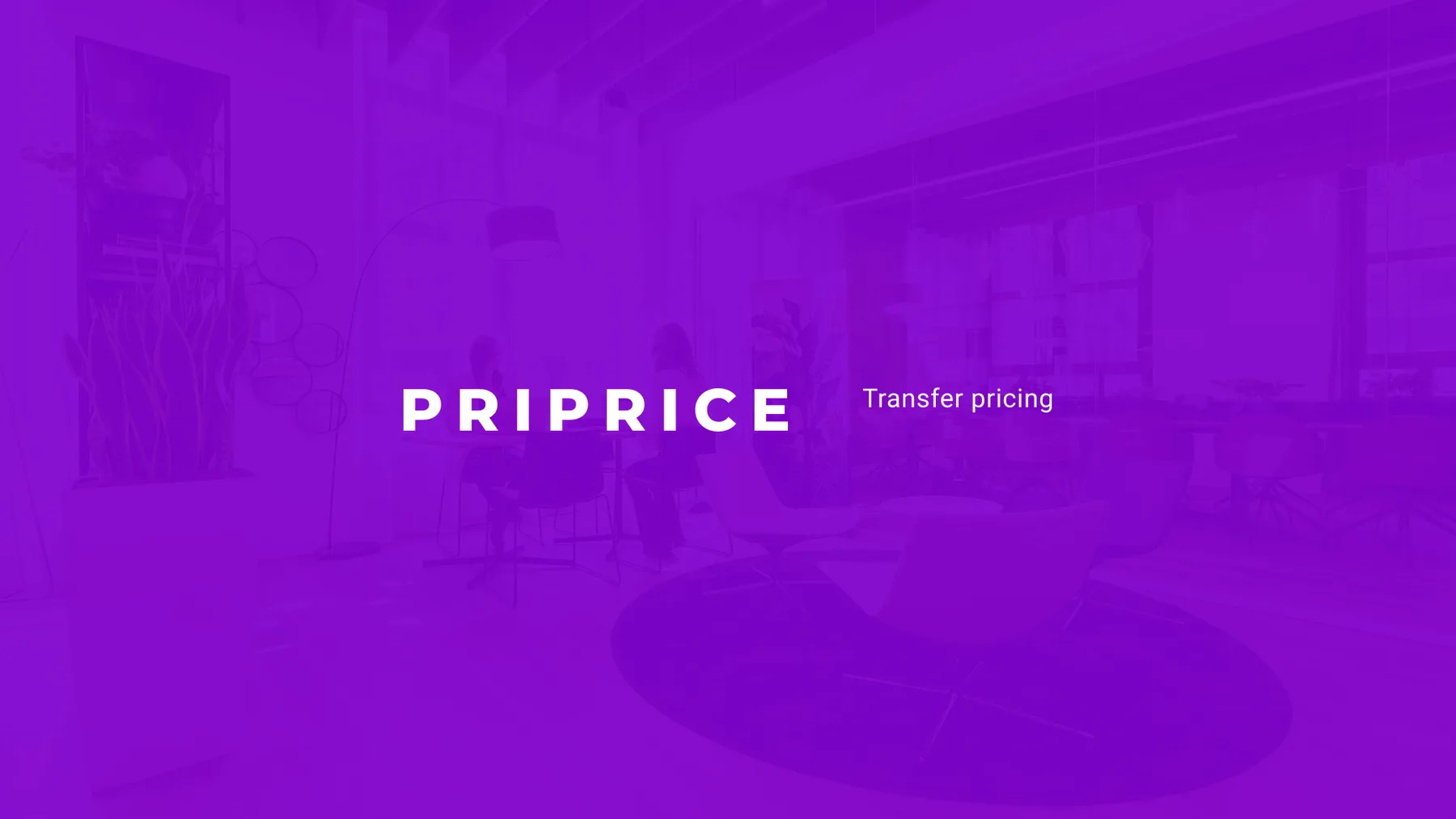 Priprice – Transfer Pricing project image