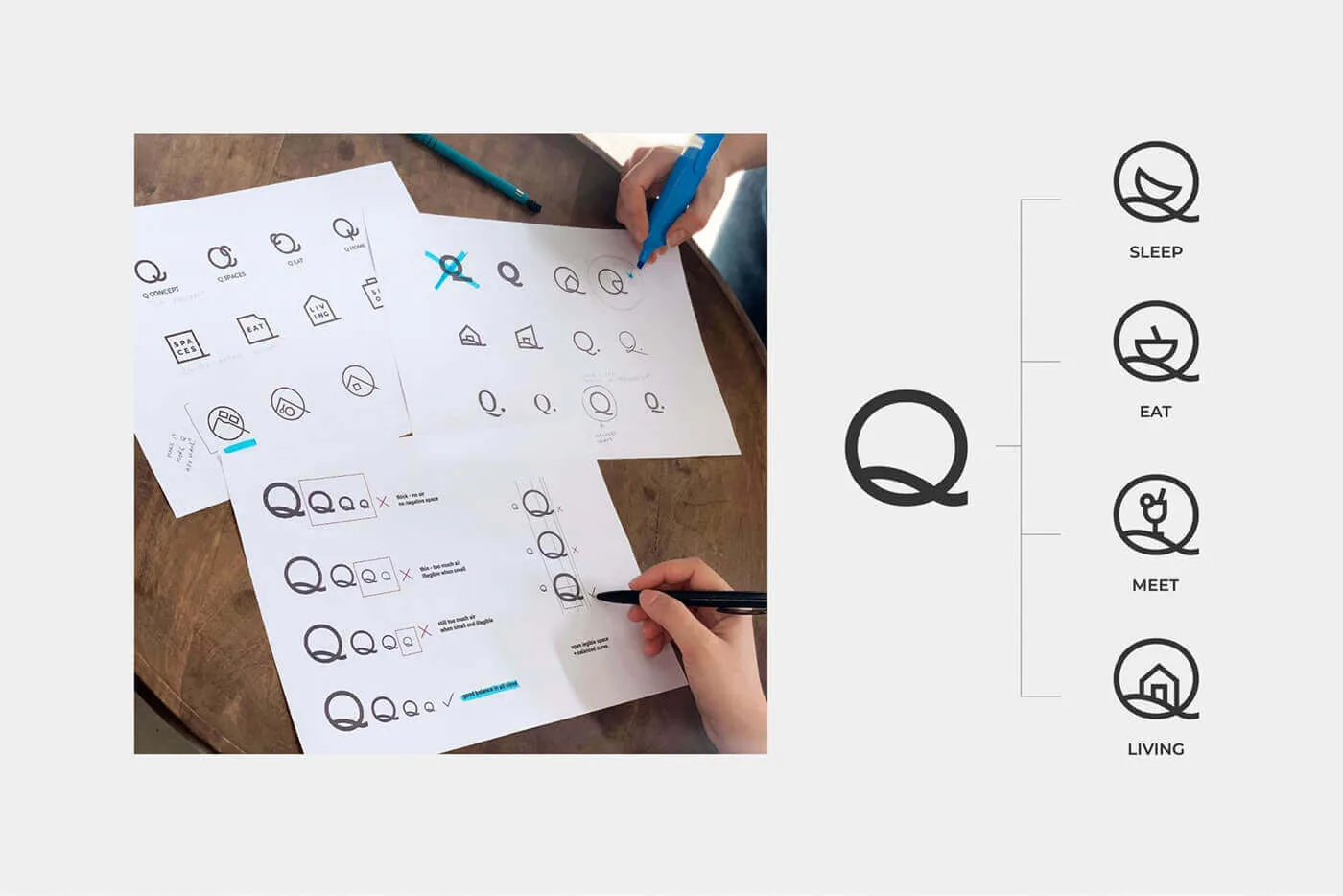 QSpaces branding project image