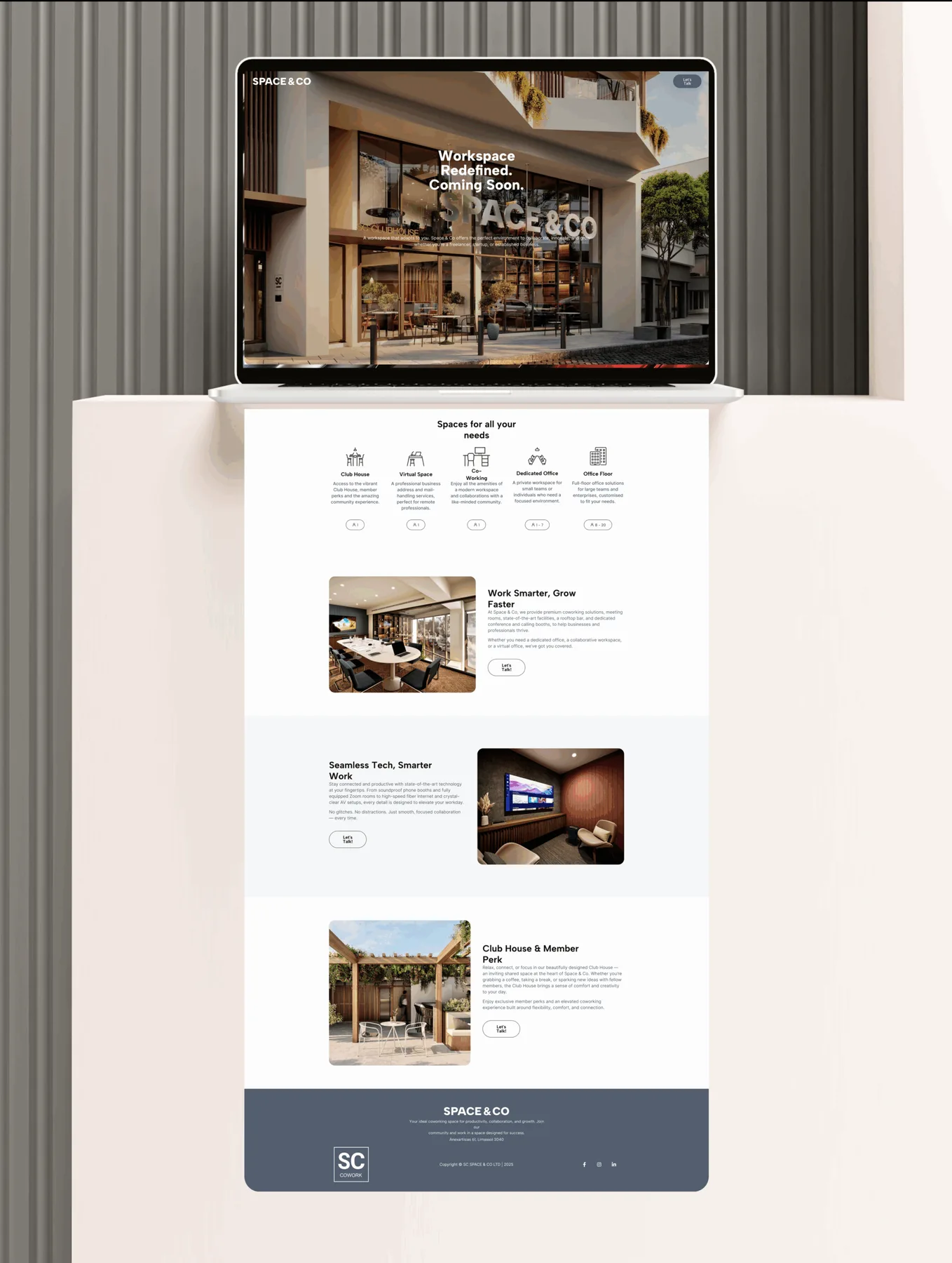Space & Co branding & Web project image