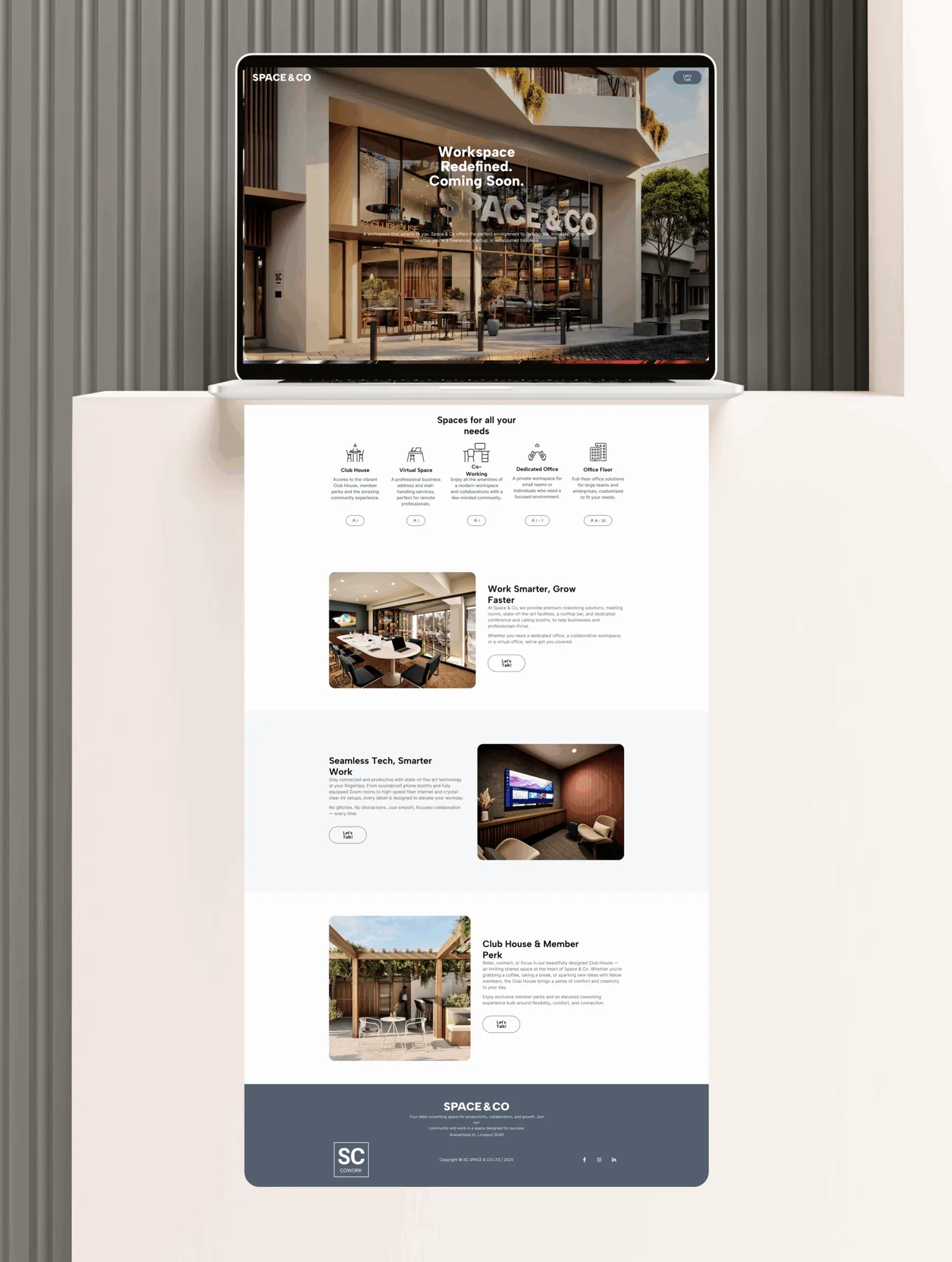 Space & Co branding & Web project image