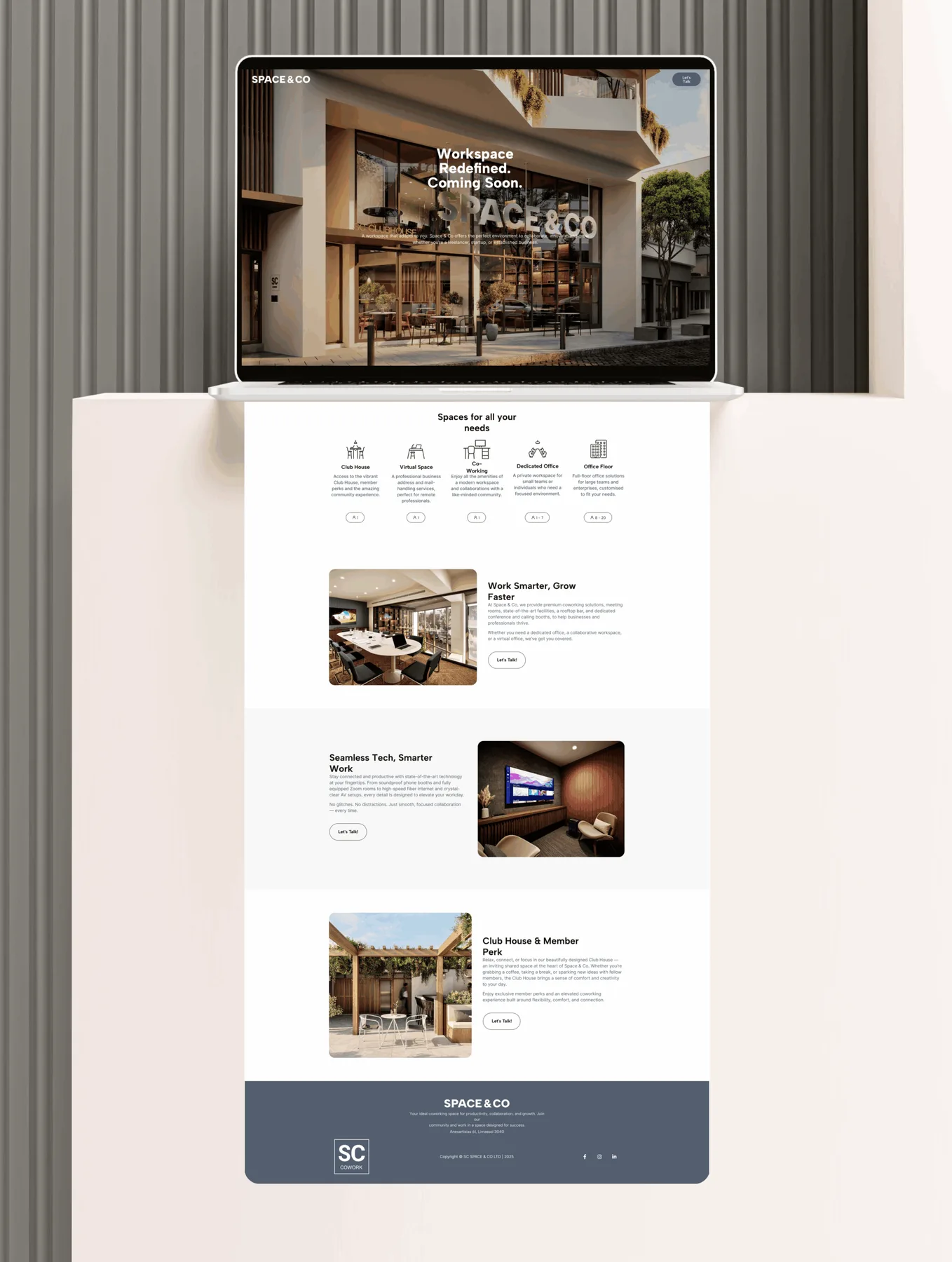 Space & Co branding & Web project image