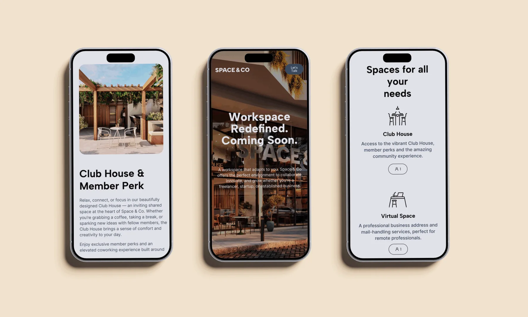 Space & Co branding & Web project image