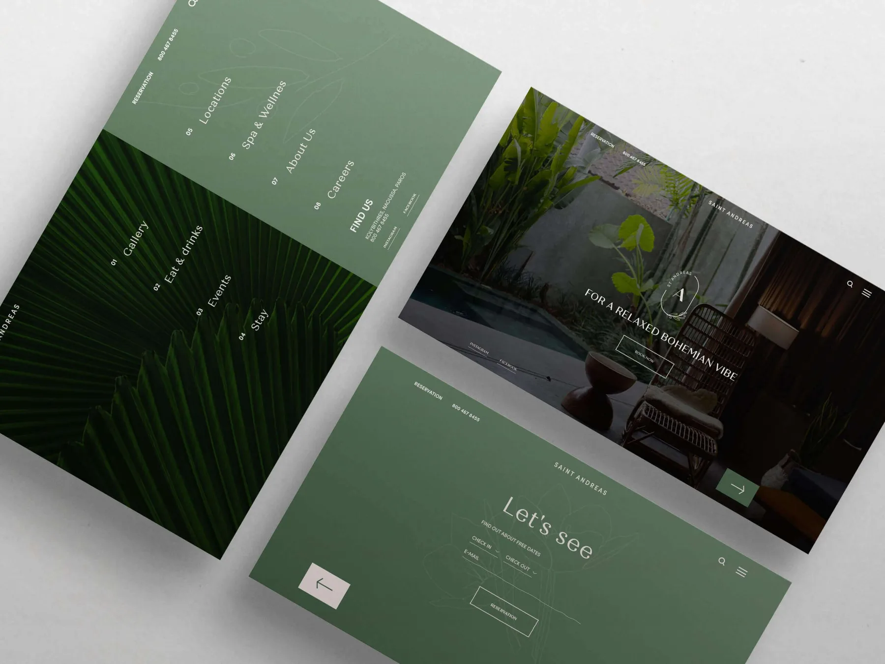 St. Andreas Hotel (Limassol, Cyprus) Website Design project image