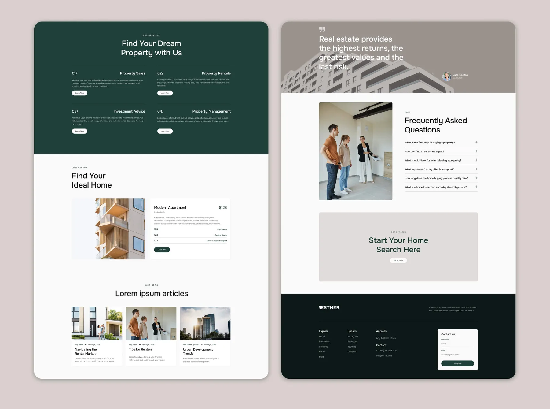 The Esther Company project image