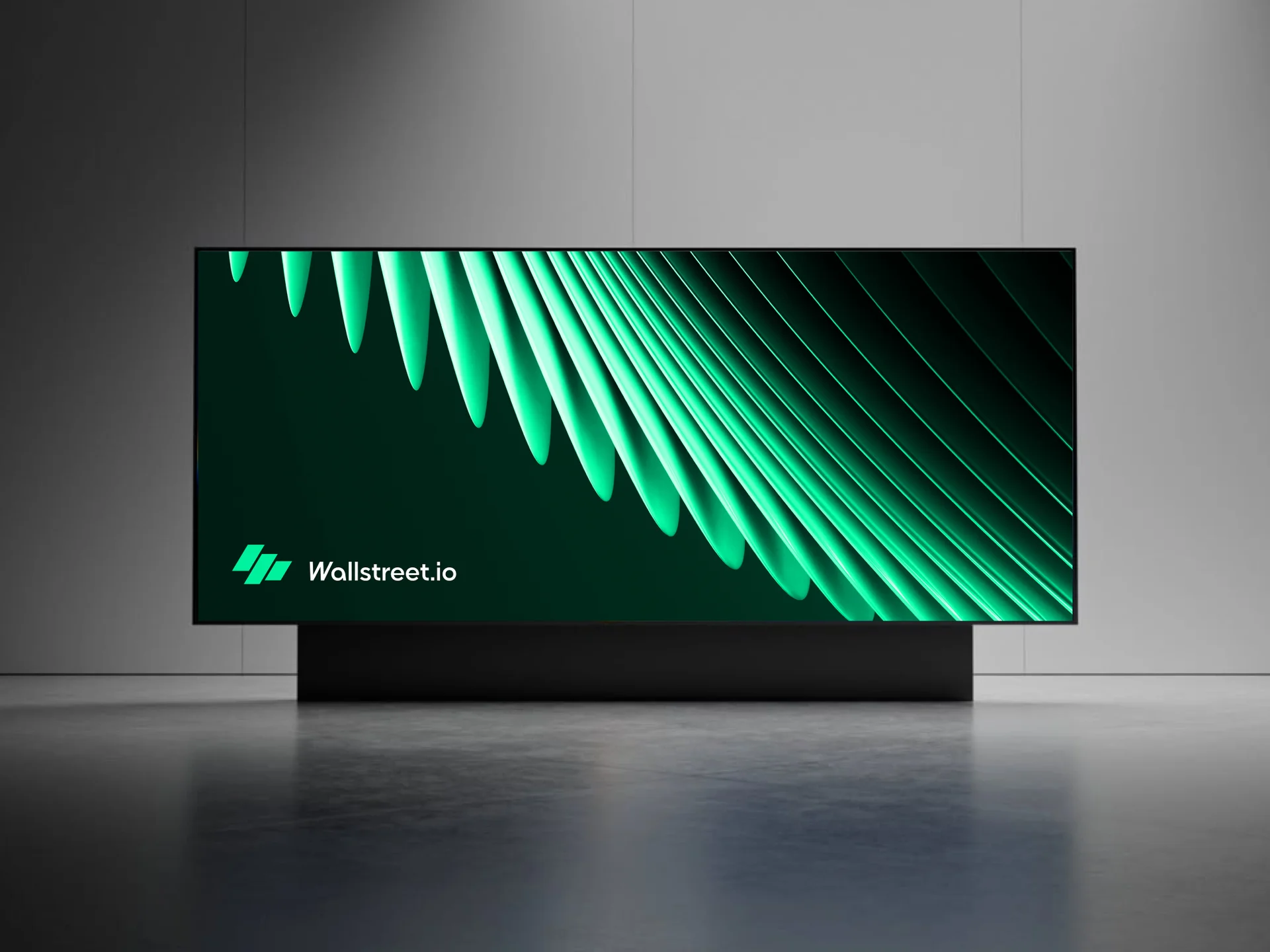 Wallstreet.io trading platform brand identity and interface design